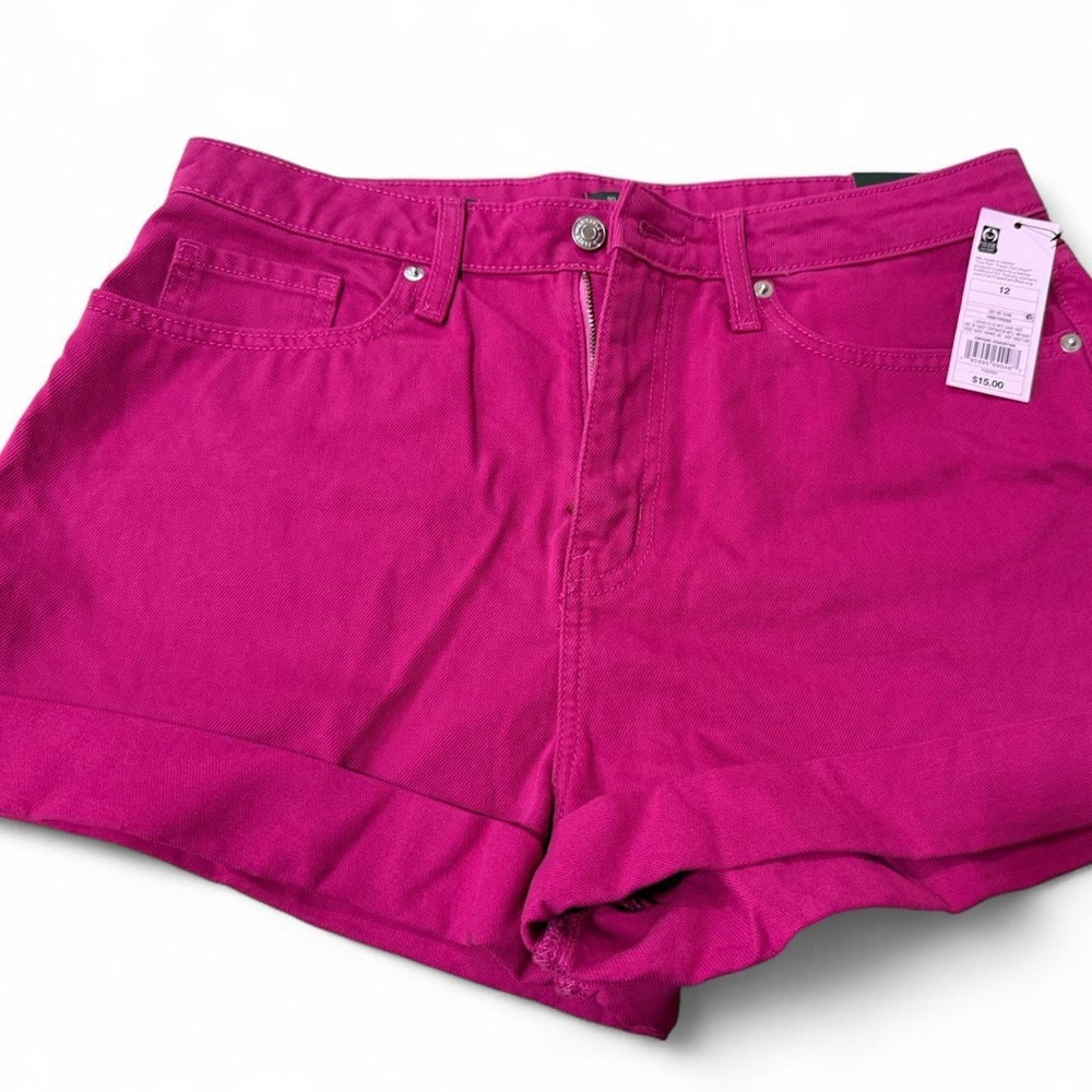 Women’s Pink Denim Shorts